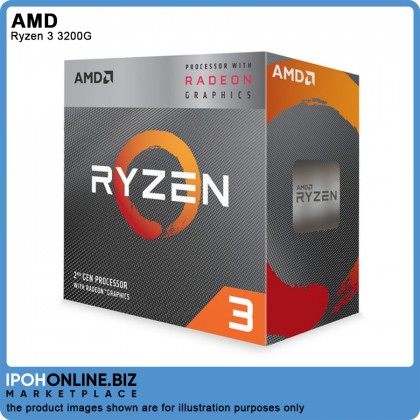 AMD Ryzen 3 3200G with Radeon Vega 8 Graphics Processor